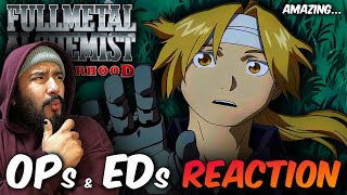 Naruto Fan watches EVERY Fullmetal Alchemist Brotherhood OPENING and ENDING  REACTION OpEd 15 [upl. by Pietro881]