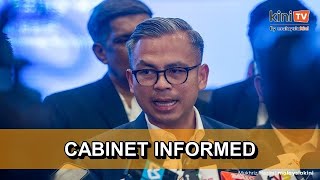 FT Mufti bill Cabinet informed of Raja of Perlis decree  Fahmi [upl. by Imef]