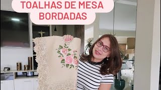 Toalhas de Mesa Bordada em IbitingaSP [upl. by Einra]