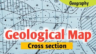 Geological Cross Section  Two Series Map with line of unconformity [upl. by Llerdnad]