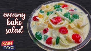 The Best Buko Salad  So Quick and Easy Filipino Dessert [upl. by Ruder]