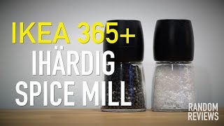 Best Salt and Pepper Grinders IKEA 365 Ihärdig Spice Mill Review [upl. by Jorge]