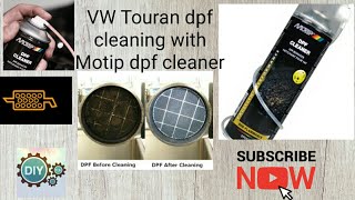 Vw Touran dpf cleaning with Motip dpf cleaner Vw Audi Skoda [upl. by Linker]