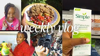 Weekly Vlog•Hair Day•Shopping Haul•Cooking for my inlaws•Skincare Restock [upl. by Box]