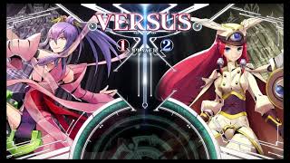 AMANE VS TSUBAKI  BLAZBLUE CENTRALFICTION [upl. by Ruthy789]