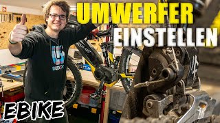 Umwerfer am Fahrrad perfekt einstellen  alle Modelle [upl. by Dionisio]