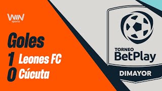 Leones FC vs Cúcuta Deportivo goles  Torneo BetPlay Dimayor 20242  Fecha 11 [upl. by Ennazus]