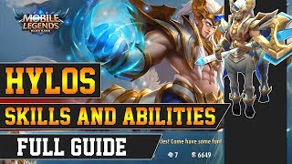 HYLOS SKILLS AND ABILITIES UNDERSTANDING HIS GAMEPLAY [upl. by Kristina]