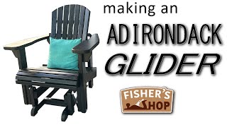 Woodworking Making Adirondack Gliders [upl. by Hosbein]