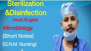 Sterilization disinfection microbiology sterilization in hindi operationdost Bsc nursing [upl. by Eseilana]