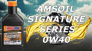 💪 PREMIUM 😍 Aceite Motor Sintético Amsoil Signature 0w40  Review [upl. by Ecinreb]