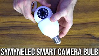 Light Bulb Camera wifi with pan and tilt [upl. by Galven427]