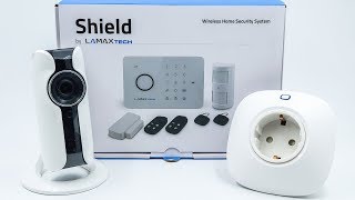 Lamax Shield  domácí alarm WiFi kamera chytrá zásuvka [upl. by Aziar]