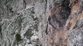 Via Ferrata Ra Gusela Dolomites [upl. by Aneerhs554]