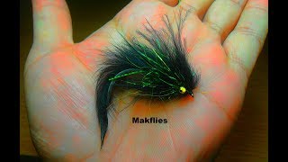 Fly Tying Freshwater Trout Streamer  Zonker by Mak [upl. by Ahar]