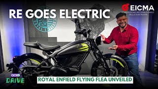 Royal Enfield Electric Motorcycle Flying Flea C6 First Look Video  EICMA 2024 [upl. by Wehrle]