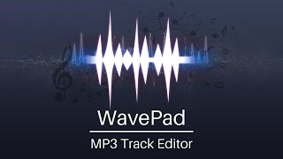 WavePad Audio Editing Tutorial  MP3 Track Editor [upl. by Nnaarat27]