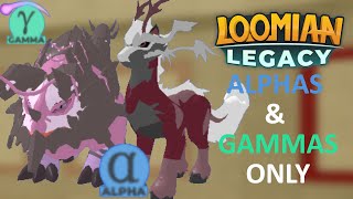 USING ONLY GLEAMING LOOMIANS  Loomian Legacy PVP [upl. by Uda]