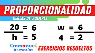 Ejercicios de REGLAS DE 3 SIMPLE aritmetica [upl. by Atteragram]