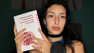 ASMR español  Lectura susurrada 🤓💕 [upl. by Oirtemed]