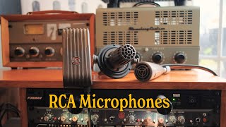 Studio Sounds With Vintage RCA Microphones [upl. by Ydnar]