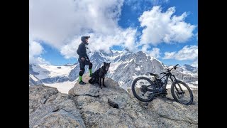 Bikebergsteigen  Enduro im Aostatal mit Hund [upl. by Ludlew]