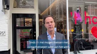 MP Rutte bezoekt kapperszaak [upl. by Ruzich]