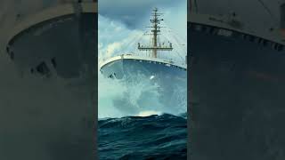 Massive Wave Crashes into Ship Spinning It Around tidalwave shipescape dangerouswaves [upl. by Twedy772]