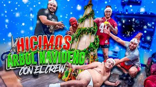 🎅HICIMOS ARBOL NAVIDEÑO DE CARTON CON EL CREW RETOJORJAIS🎄 [upl. by Alesiram473]