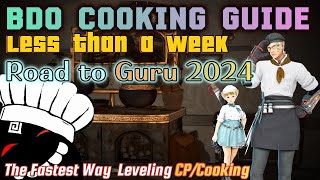 BDO  2024 Cooking Easy CP and Road to Guru Tips [upl. by Uriia]