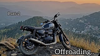 Offroading  yezdi scrambler alloy wheels  Duke 200  Tvs ntorque [upl. by Brooking]