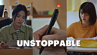 Im Unstoppable  study motivation from kdramas 📚 [upl. by Assej825]