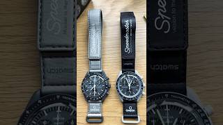 Fake vs Real Omega x Swatch comparison omega moonswatch swatch watches missiontomoon mercury [upl. by Maddis]