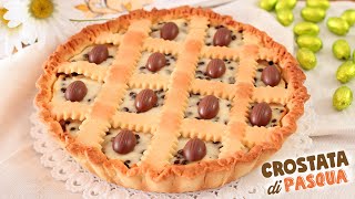 CROSTATA RICOTTA e CIOCCOLATO con OVETTI di PASQUA  Ricetta Facile  Crostata Mille Ovetti [upl. by Ducan]