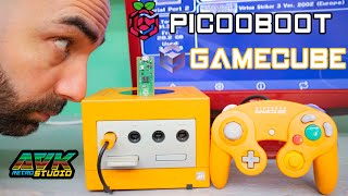 Ho Modificato il Mio Nintendo Game Cube con un Raspberry Pi Pico AVKStudio [upl. by Lyons]