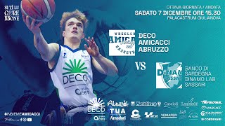 Deco Amicacci Abruzzo vs Banco di Sardegna Dinamo Lab Sassari [upl. by Bidle439]