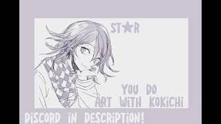 Kokichi x listener  You do art with Kokichi [upl. by Okeim]