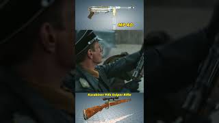 quotusing MP40 strike back NAZI SSquot  WWII Guns ww2 war shorts BloodampGold viral [upl. by Wileen]