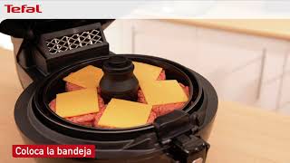 Tefal Actifry Genius XL 2 en 1  Cómo usar la bandeja y la sartén a la vez [upl. by Horodko]