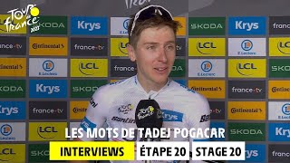 Postrace interview  Stage 20  Tour de France 2023 [upl. by Erlinna]