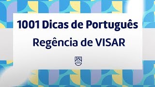 Dica 0002  Regência de VISAR [upl. by Macfadyn264]