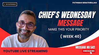 Chiefs Wednesday Message 542  Week 40  Wednesday Message 542 By Pathman  Chief Latest Message [upl. by Nitsruk545]