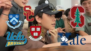 college decision reactions 2021 yale stanford harvard  more [upl. by Aliakam]