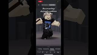 Recreating default Roblox avatars [upl. by Inaflahk]