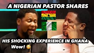 A NIGERIAN PASTOR SHARES HIS SHOCKING EXPERIENCE IN GHANA 😳 I SCREAMED AND RAN AWAY 🇳🇬🇬🇭 [upl. by Sadoff]