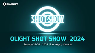 ShotShow 2024 Olights Latest and Greatest Flashlights on Display [upl. by Anaerb]