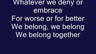 We Belong Pat Benatar Official Lyrics [upl. by Nekal445]