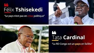 URGENT AFFAIRES RÉFORME DE LA CONSTITUTION ÇA CHAUFFE ENTRE FÉLIX TSHISEKEDI ET CARDINAL AMBONGO [upl. by Polash260]