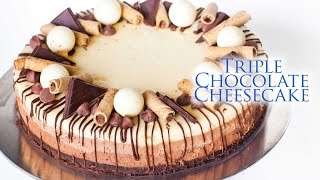 Triple Chocolate Cheesecake [upl. by Alihet]