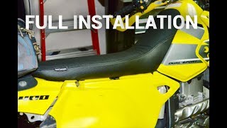 DRZ 400 MODS SEAT CONCEPTS INSTALL [upl. by Stockmon]